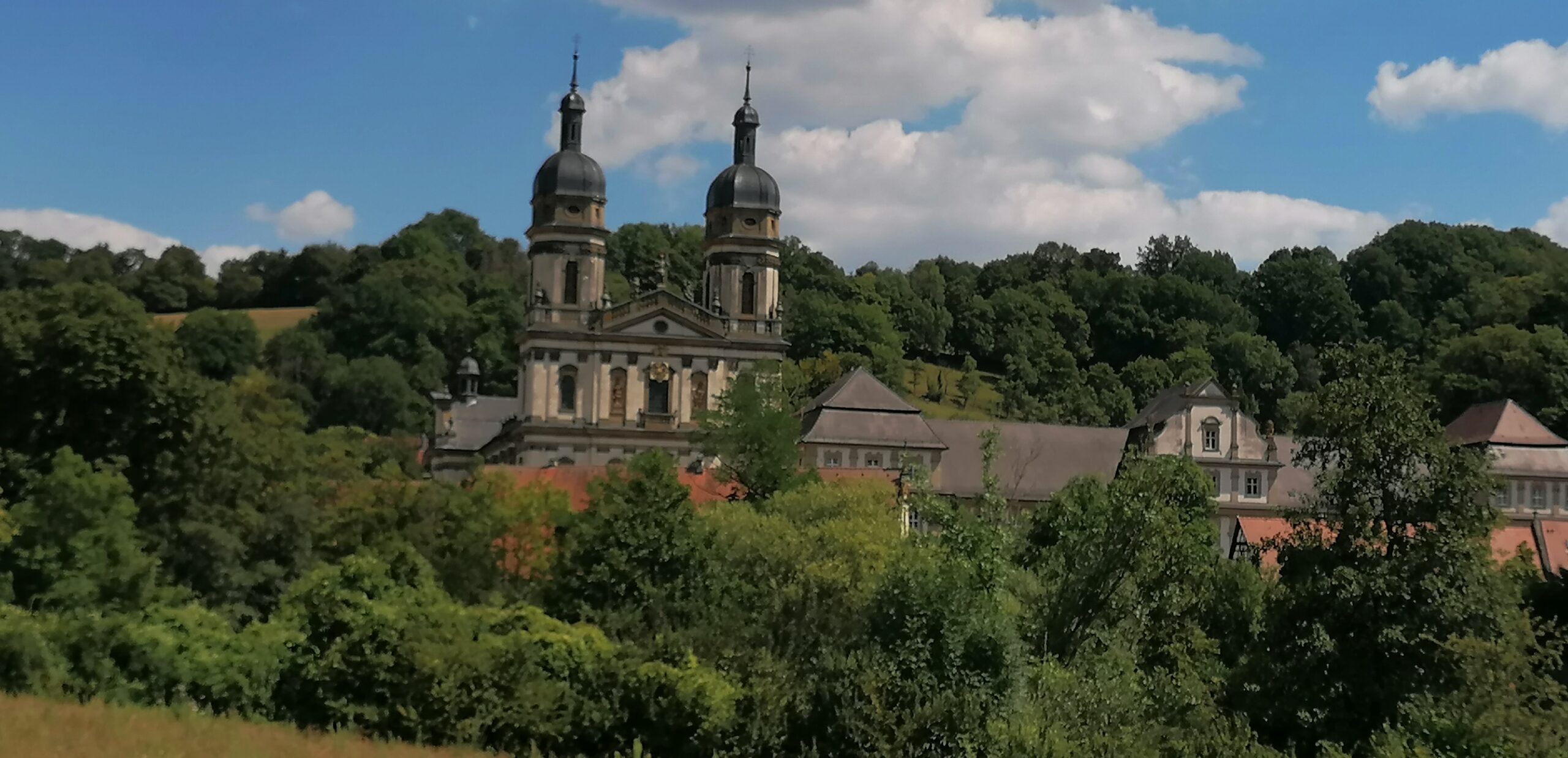 Blick zum Kloster Schöntal